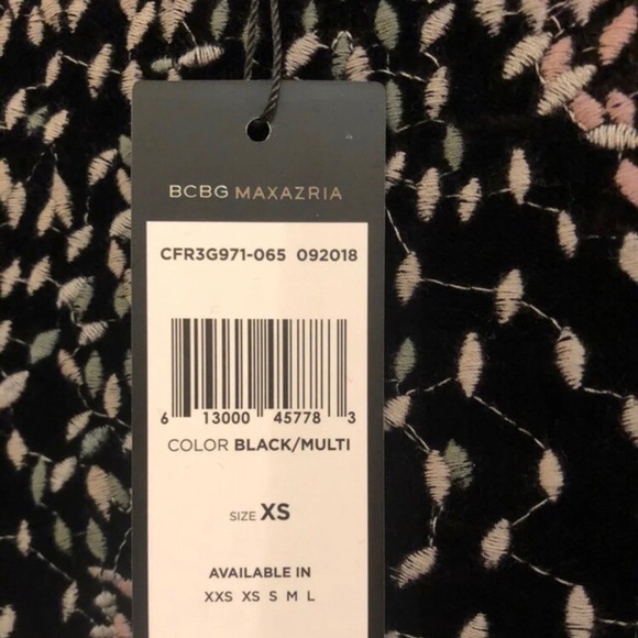 bcbg embroidered velvet wrap skirt